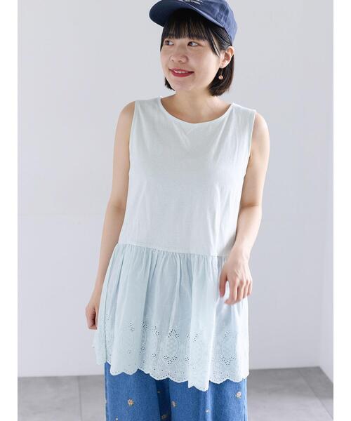 Samansa Mos2（サマンサモスモス） tシャツ 「新色追加」裾スカラップ