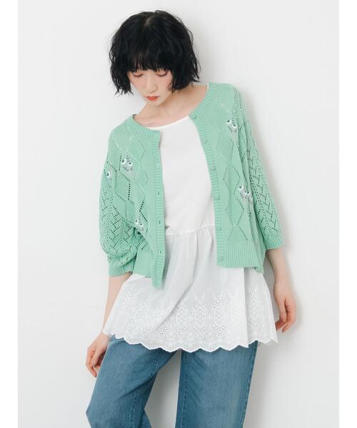 Samansa Mos2（サマンサモスモス） tシャツ 「新色追加」裾スカラップ