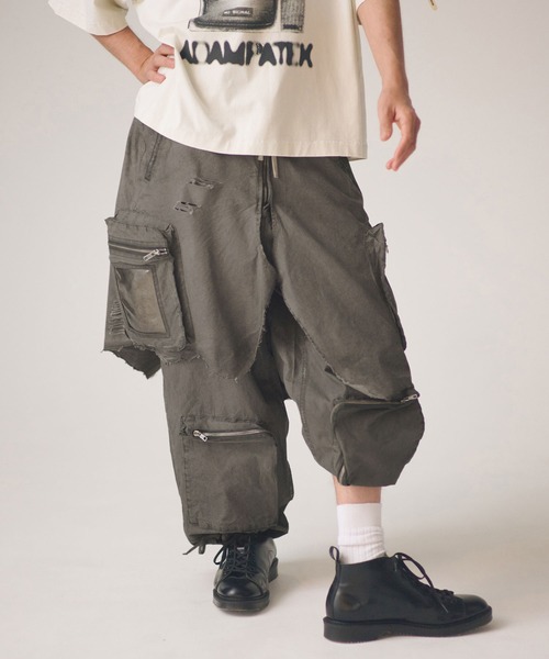 カーゴパンツ mp14755-grunge layered Cargo Pants レイヤードカーゴパンツ(AP2618046) メンズ_3