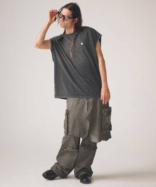 カーゴパンツ mp14755-grunge layered Cargo Pants レイヤードカーゴパンツ(AP2618046) メンズ_6