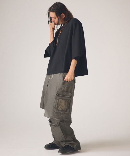 カーゴパンツ mp14755-grunge layered Cargo Pants レイヤードカーゴパンツ(AP2618046) メンズ_9