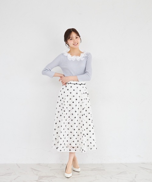 tocco closet（トッコ クローゼット） ニット セーター シアーリボン