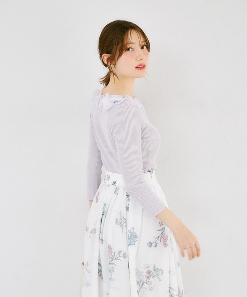 tocco closet（トッコ クローゼット） ニット セーター シアーリボン