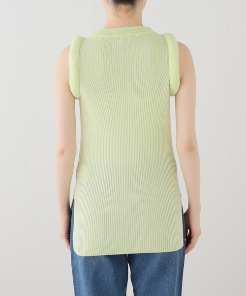 SEEALL ニット セーター SEEALL BOLD RIB TOP SAW63 KJ602：ニット