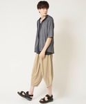 ワイドパンツ パンツ ひんやり 接触冷感 吸水...の詳細画像5