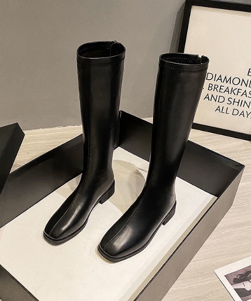 「LADY LIKE」 ロングブーツ 24.0cm ブラック レディース_画像2