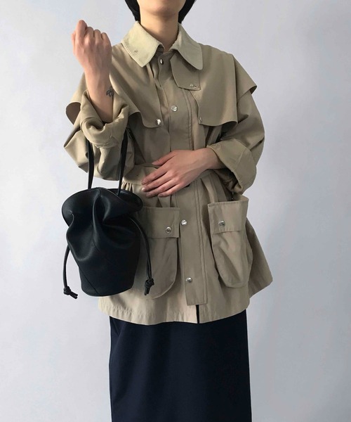 「LE VERNIS」 ハンドバッグ FREE ライトグレー レディース_画像3