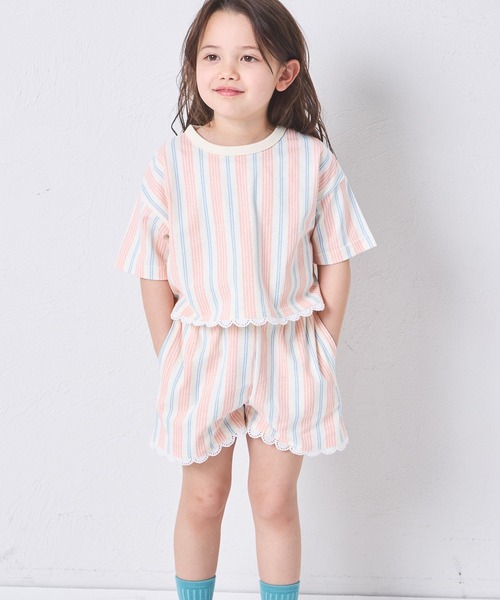 セットアップ 「セットアップ」グリーニトップス＆パンツ キッズ 子供