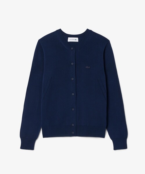 LACOSTE（ラコステ） カーディガン シームレス3Dニットカーディガン