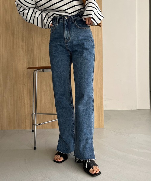 「CAPRICIEUX LE'MAGE」 デニムパンツ 38 ブルー レディース