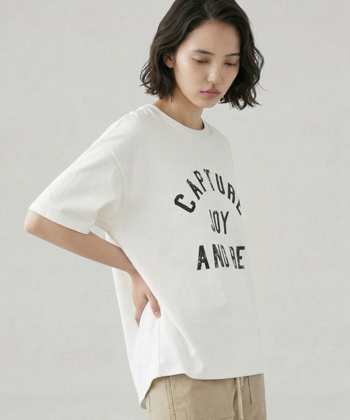 GLOBAL WORK（グローバルワーク） tシャツ 冷感コットンプリントBIGT