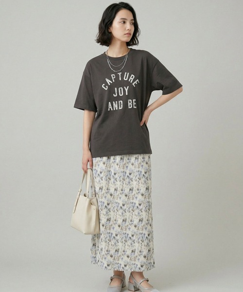GLOBAL WORK（グローバルワーク） tシャツ 冷感コットンプリントBIGT