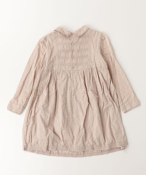 「Bonpoint」 「KIDS」長袖ワンピース 6 ベージュ キッズ_画像2