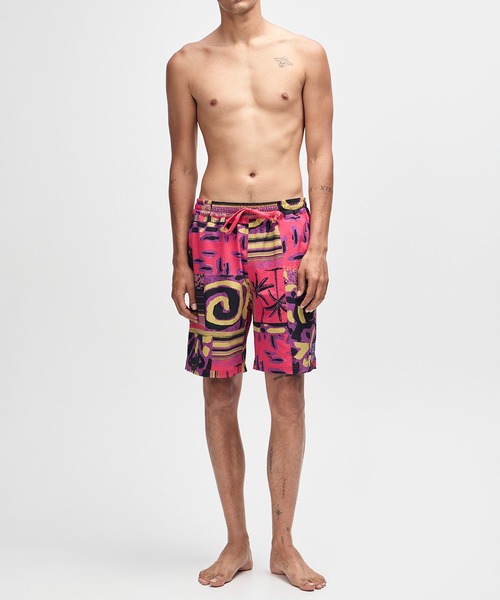 新品　DEUS EX MACHINA　デウスエクスマキナ　ストレッチスイムウェア DEUS EX MACHINA（デウスエクスマキナ） 水着 FREAMON SWIM SHORT