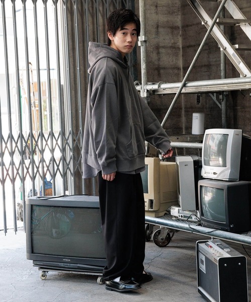 「niko and...」 プルオーバーパーカー MEDIUM グレー メンズ_画像5