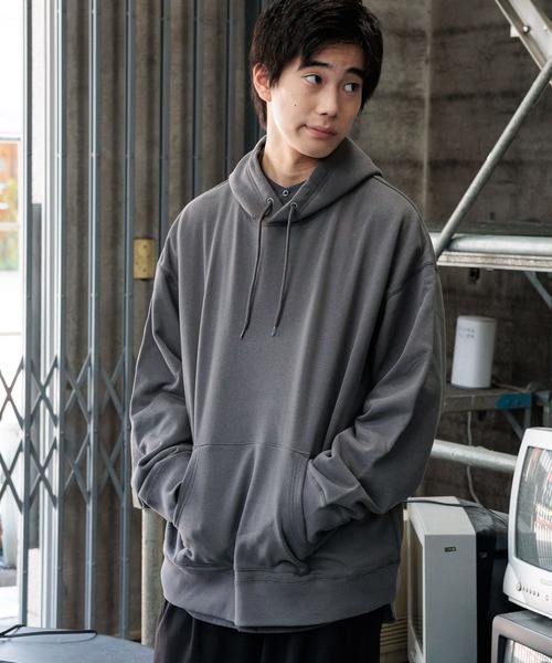 「niko and...」 プルオーバーパーカー MEDIUM グレー メンズ_画像6