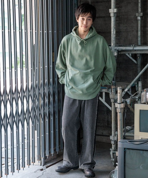 「niko and...」 プルオーバーパーカー MEDIUM グレー メンズ_画像8