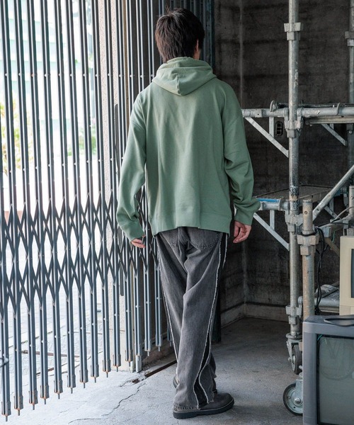 「niko and...」 プルオーバーパーカー MEDIUM グレー メンズ_画像9