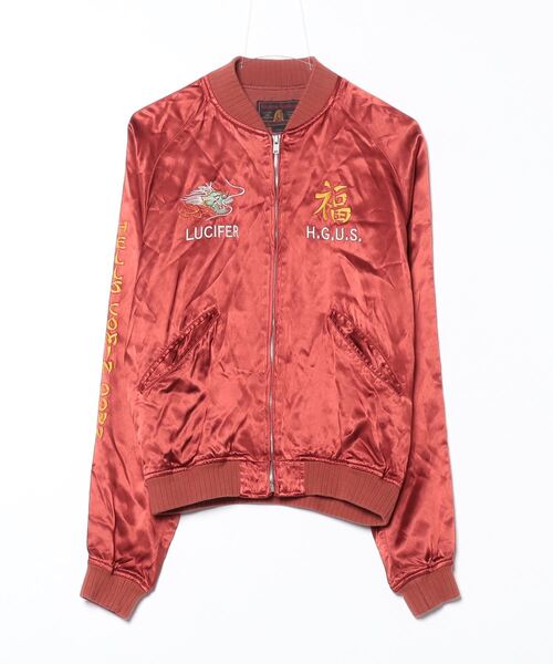 HYSTERIC GLAMOUR（ヒステリックグラマー） スカジャン SMALL レッド