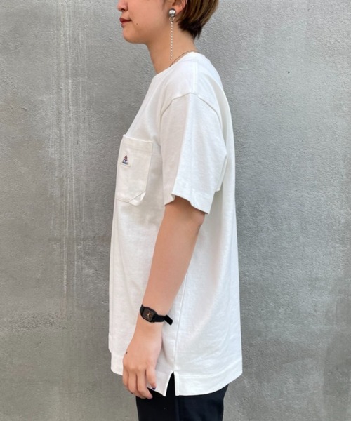 「GEVACO」 半袖Tシャツ LARGE ベージュ メンズ_画像3