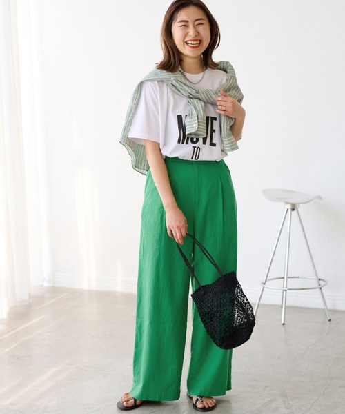 「JOURNAL STANDARD relume」 パンツ 38 ベージュ レディース_画像6