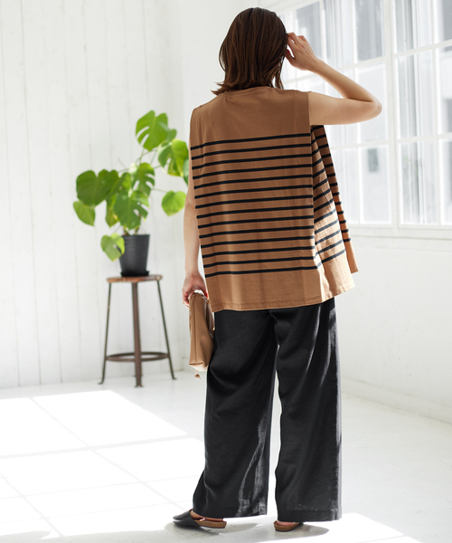「JOURNAL STANDARD relume」 パンツ 38 ベージュ レディース_画像7