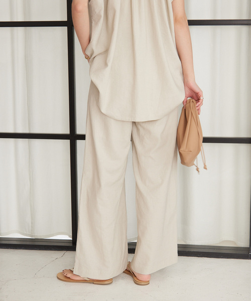 「JOURNAL STANDARD relume」 パンツ 38 ベージュ レディース_画像9