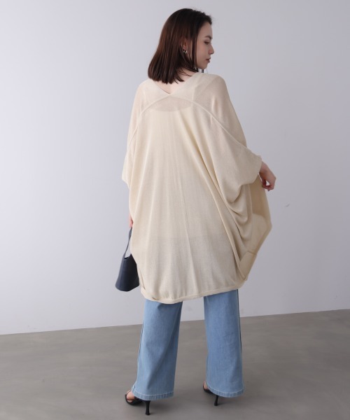 Bou Jeloud（ブージュルード） カーディガン 麻タッチドルマンニットカーディガン レディース : ZOZOTOWN Yahoo!店 - 通販  - Yahoo!ショッピング
