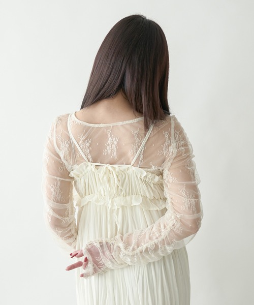 「Ambre Neige」 キャミソールワンピース FREE ベビーピンク レディース_画像6