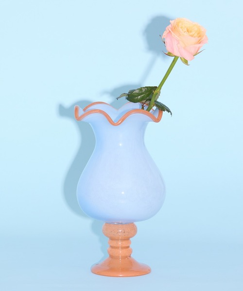 花瓶 ガラス 青の商品一覧 通販 - Yahoo!ショッピング