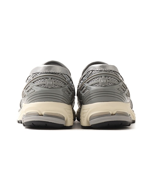 「New Balance」 ローファー 28.0cm シルバー メンズ_画像6