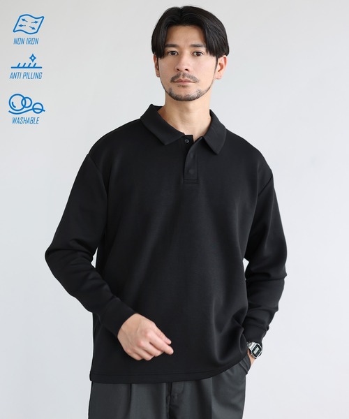 A BATHING APE ポロシャツ 黒　ワンポイント A BATHING APE（アベイシングエイプ） ポロシャツ 半袖 MILO ONE POINT