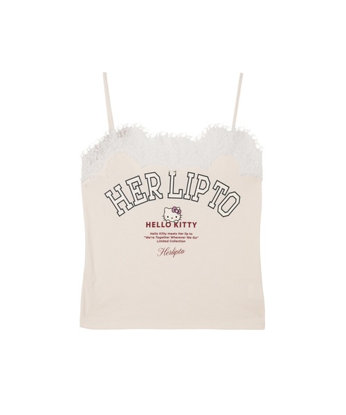 Her lip to キャミソール HLT x Hello Kitty Lace-Trim Camisole
