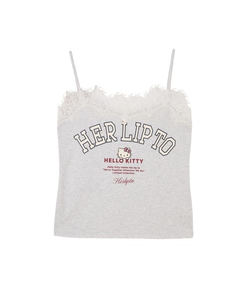 Her lip to キャミソール HLT x Hello Kitty Lace-Trim Camisole