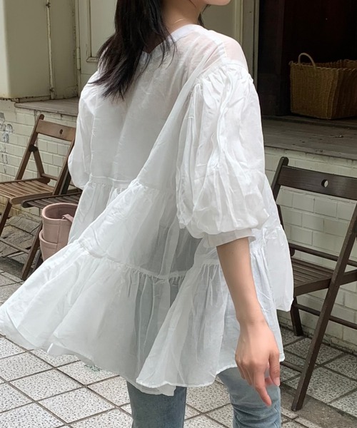 classicalelf ブラウス シャツ 夏に大活躍！ふわり、風をまとう