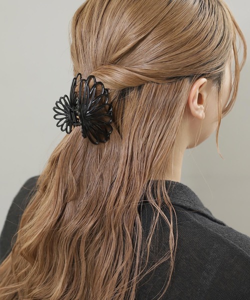 ANEMONE（アネモネ） ヘアクリップ メタルフラワークリップ「L