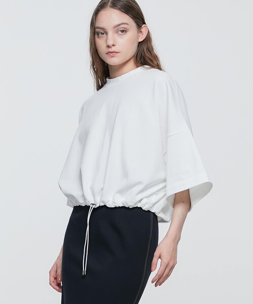 UJOH（ウジョー） tシャツ 「UJOH/(ウジョー)」ドローコードヘム