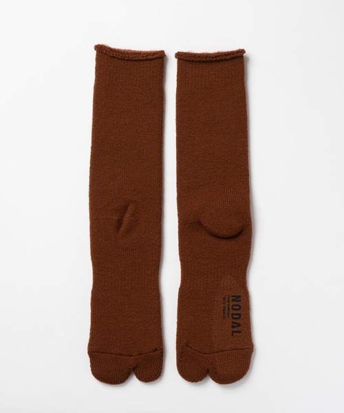 NODAL（ノーダル） 靴下 BRUSHED PILE SOCKS パイルソックス タビ