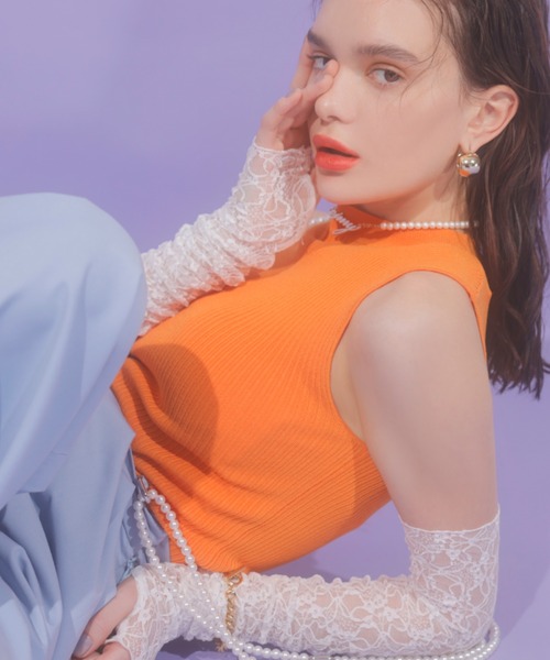 eimy istoire ニット セーター ノースリーブコンパクトニット