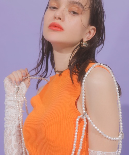 eimy istoire ニット セーター ノースリーブコンパクトニット