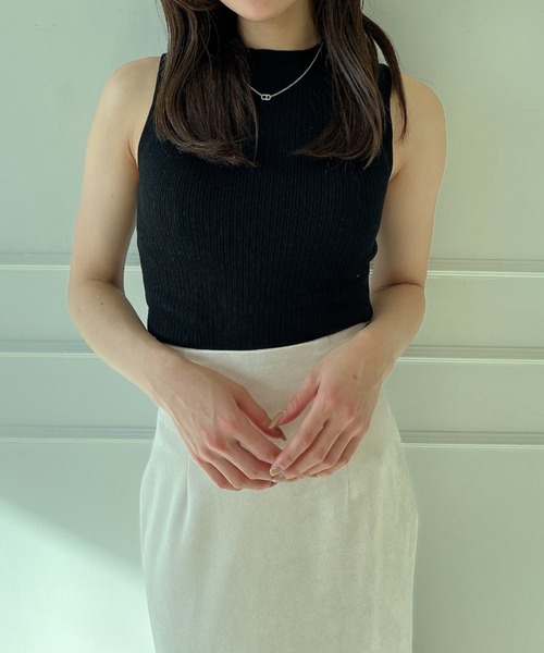 eimy istoire ノースリーブセーター　美品 ビジュー刺繍ノースリーブニット（ニット）｜EIMY ISTOIRE