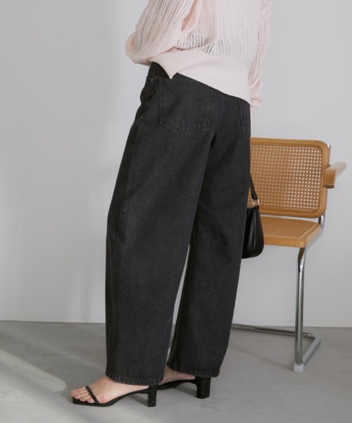 【美品】AMOMENT ロングデニムパンツ Mサイズ Amazon | [HWQFM] レディース ワイド デニム パンツ ロング ハイ