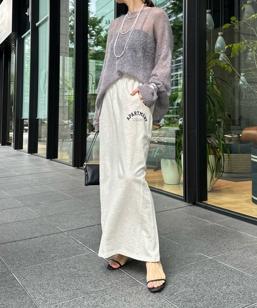 DouDou ニット シアーモヘヤプルオーバー レディース : ZOZOTOWN