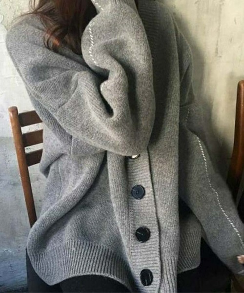 miniministore（ミニミニストア） カーディガン ステッチライン