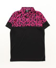 BIG 113G S/S LOGO POLO［BLACK/WHITE］ | VATOMCE