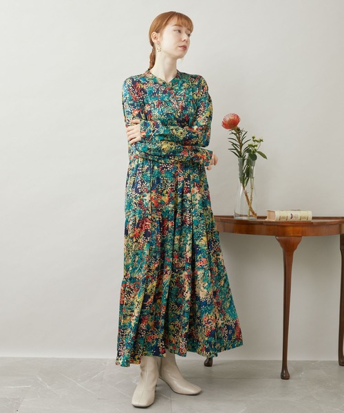 Paradise Picnic（パラダイスピクニック） ワンピース 長袖ティアード