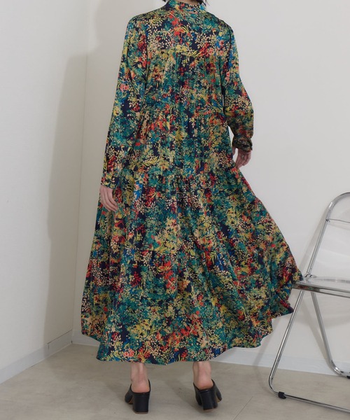 Paradise Picnic（パラダイスピクニック） ワンピース 長袖ティアード