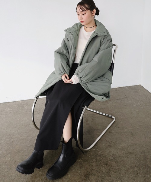 andme（アンドミー） ダウンコート ダウンジャケット 2wayボリューム