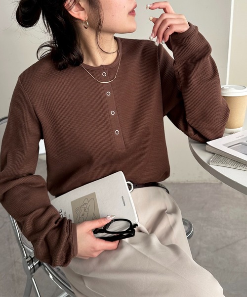 ★TV衣装★　DAY CLOSET　ボーダーロングTシャツ DAY CLOSET tシャツ レディース ボーダー柄ドロップショルダー