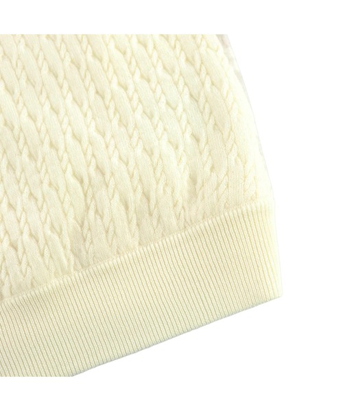 ZOY MENS CASHWOOL SWE プルオーバー 防風裏地付 ホワイト